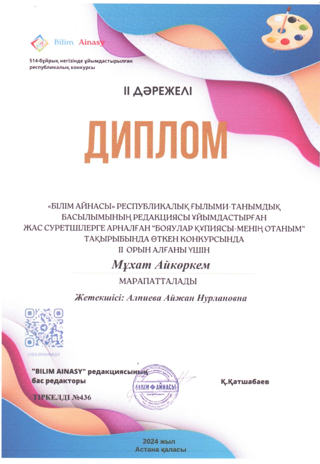 Мухат Айкоркем 2 орын